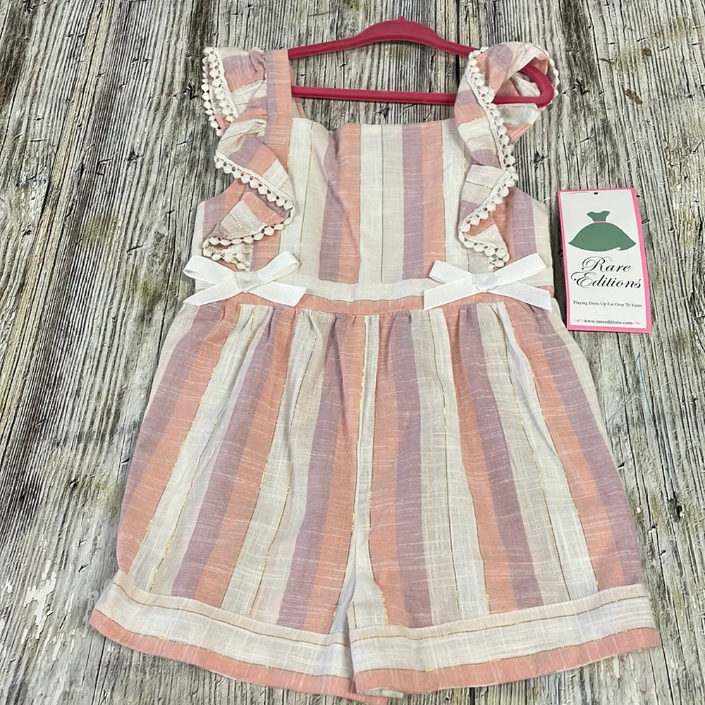 NWT Rare Editions Toddler Girl Romper